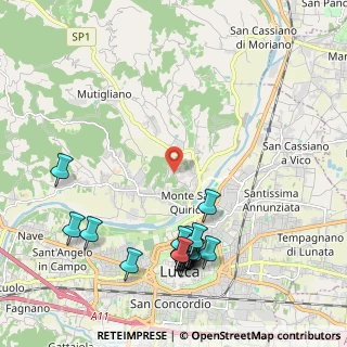 Mappa Via Parco della Rimembranza, 55100 Lucca LU, Italia (2.51737)