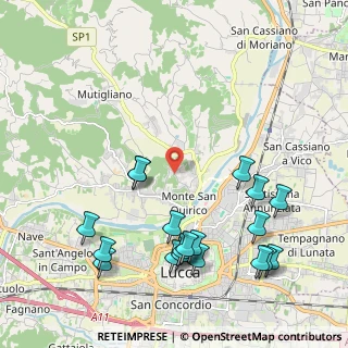 Mappa Via Parco della Rimembranza, 55100 Lucca LU, Italia (2.52)