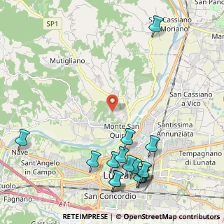 Mappa Via Parco della Rimembranza, 55100 Lucca LU, Italia (2.848)