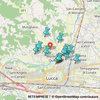Mappa Via Parco della Rimembranza, 55100 Lucca LU, Italia (1.37286)