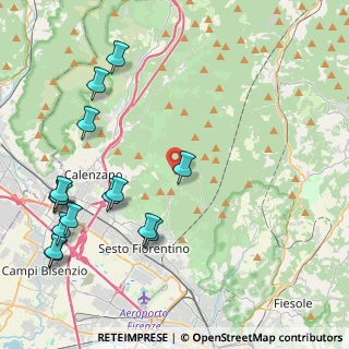 Mappa Via del Poggiolino, 50139 Sesto Fiorentino FI, Italia (5.40267)