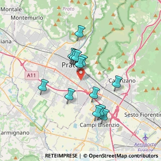 Mappa Piazzale Falcone e Borsellino, 59100 Prato PO, Italia (3.09429)