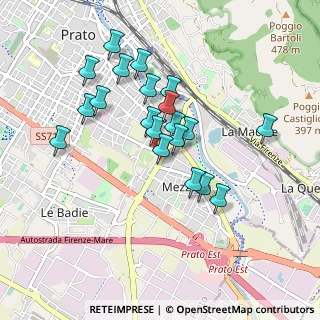 Mappa Piazzale Falcone e Borsellino, 59100 Prato PO, Italia (0.8245)
