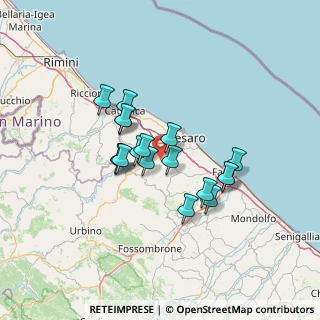 Mappa Str. della Torcivia, 61122 Pesaro PU, Italia (10.84611)