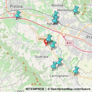 Mappa Piazza Curtatone e Montanara, 51039 Quarrata PT, Italia (4.47091)