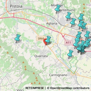 Mappa Piazza Curtatone e Montanara, 51039 Quarrata PT, Italia (6.411)