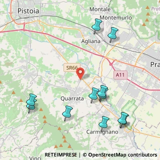 Mappa Piazza Curtatone e Montanara, 51039 Quarrata PT, Italia (5.28727)