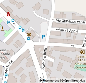 Mappa Via Giuseppe Giusti, 50041 Calenzano FI, Italia (0.07692)