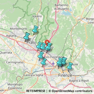 Mappa 50041 Calenzano FI, Italia (6.93071)