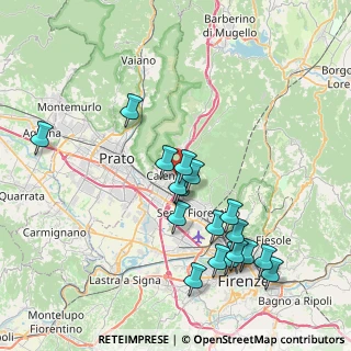 Mappa 50041 Calenzano FI, Italia (8.27222)