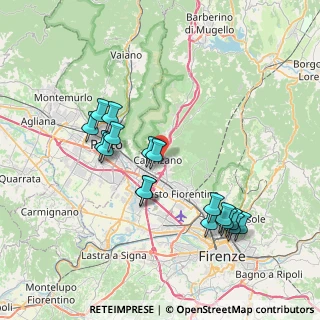 Mappa 50041 Calenzano FI, Italia (7.76059)