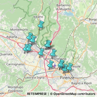 Mappa 50041 Calenzano FI, Italia (6.88929)