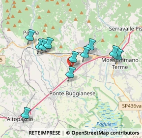 Mappa Delle, 51011 Buggiano PT, Italia (3.65364)