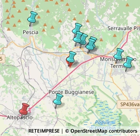 Mappa Delle, 51011 Buggiano PT, Italia (4.52833)