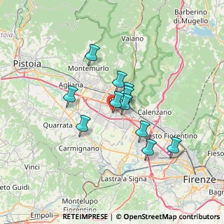 Mappa Via Girolamo di Pace, 59100 Prato PO, Italia (5.27909)