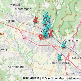 Mappa Via Girolamo di Pace, 59100 Prato PO, Italia (3.17364)