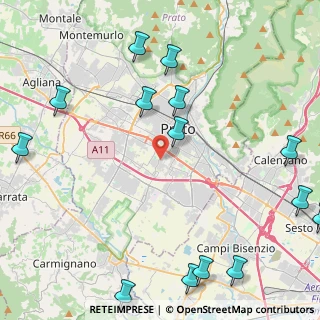 Mappa Via Girolamo di Pace, 59100 Prato PO, Italia (6.17857)
