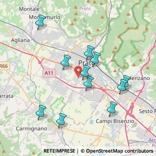 Mappa Via Girolamo di Pace, 59100 Prato PO, Italia (4.02091)
