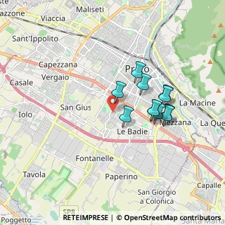 Mappa Via Girolamo di Pace, 59100 Prato PO, Italia (1.50909)