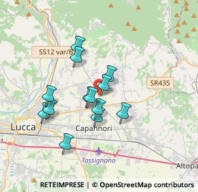 Mappa Via dei Selmi, 55013 Capannori LU, Italia (2.90462)