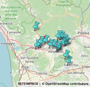 Mappa Via dei Selmi, 55013 Capannori LU, Italia (10.29722)