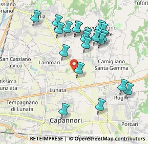 Mappa Via dei Selmi, 55013 Capannori LU, Italia (2.0025)