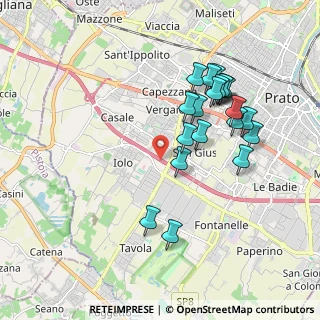 Mappa Autostrada Firenze-Mare, 59100 Prato PO, Italia (1.8785)