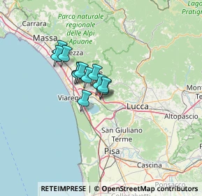 Mappa Via del Crocicchio, 55054 Massarosa LU, Italia (8.30167)