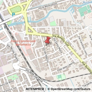 Mappa Via dei peecchi, 39, 55049 Viareggio, Lucca (Toscana)