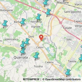 Mappa Via Giovanni Falcone e Paolo Borsellino, 51039 Quarrata PT, Italia (3.7455)
