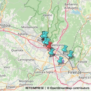 Mappa Via Antonio Garella, 59100 Prato PO, Italia (4.53286)