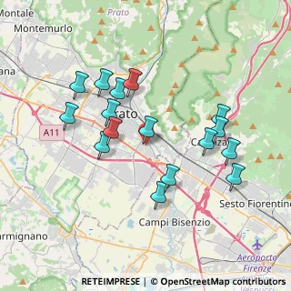 Mappa Via Antonio Garella, 59100 Prato PO, Italia (3.64563)