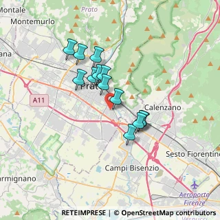 Mappa Via Antonio Garella, 59100 Prato PO, Italia (2.79462)