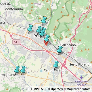 Mappa Via Antonio Garella, 59100 Prato PO, Italia (3.72)