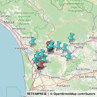 Mappa Via dei Poveri Vecchi, 55100 Lucca LU, Italia (11.387)