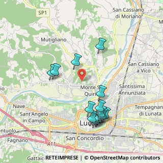 Mappa Via dei Poveri Vecchi, 55100 Lucca LU, Italia (2.05857)
