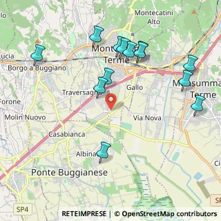 Mappa Via Camporcioni, 51017 Montecatini Terme PT, Italia (2.3)