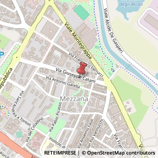 Mappa Via Giuseppe Catani, 37, 59100 Prato PO, Italia, 59100 Prato, Prato (Toscana)