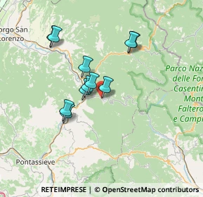 Mappa Via Giovanni XXIII, 50060 Londa FI, Italia (5.95091)