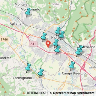 Mappa Via del Cantone, 59100 Prato PO, Italia (4.15455)