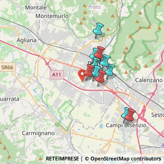Mappa Via del Cantone, 59100 Prato PO, Italia (2.96273)