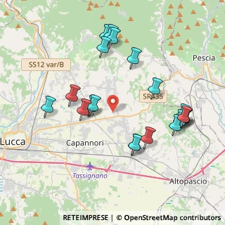 Mappa Via Corte Mei, 55012 Capannori LU, Italia (4.2535)