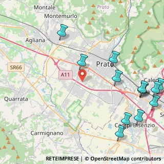 Mappa Via Guido Ruggiero, 59100 Prato PO, Italia (6.05)