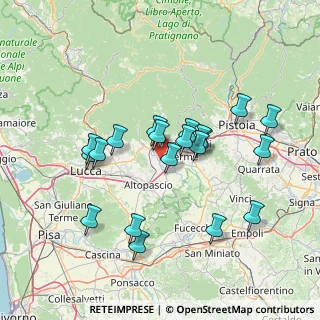 Mappa Via di Stelle, 51017 Pescia PT, Italia (13.91)