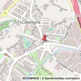 Mappa Via Giuseppe Giusti, 60, 50041 Calenzano, Firenze (Toscana)