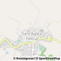 지도 Sant'Agata Feltria