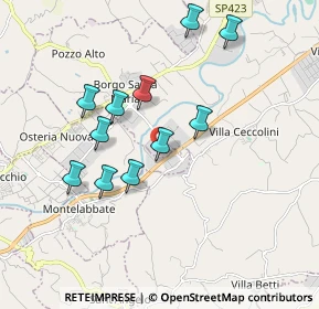 Mappa 61025 Chiusa di Ginestreto PU, Italia (1.74273)