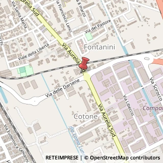 Mappa Via Aurelia Sud, 176a, 55049 Viareggio, Lucca (Toscana)