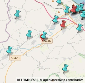 Mappa Via dell'Industria, 61025 Chiusa di Ginestreto PU, Italia (6.455)