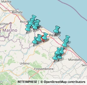Mappa Via dell'Industria, 61025 Chiusa di Ginestreto PU, Italia (11.819)